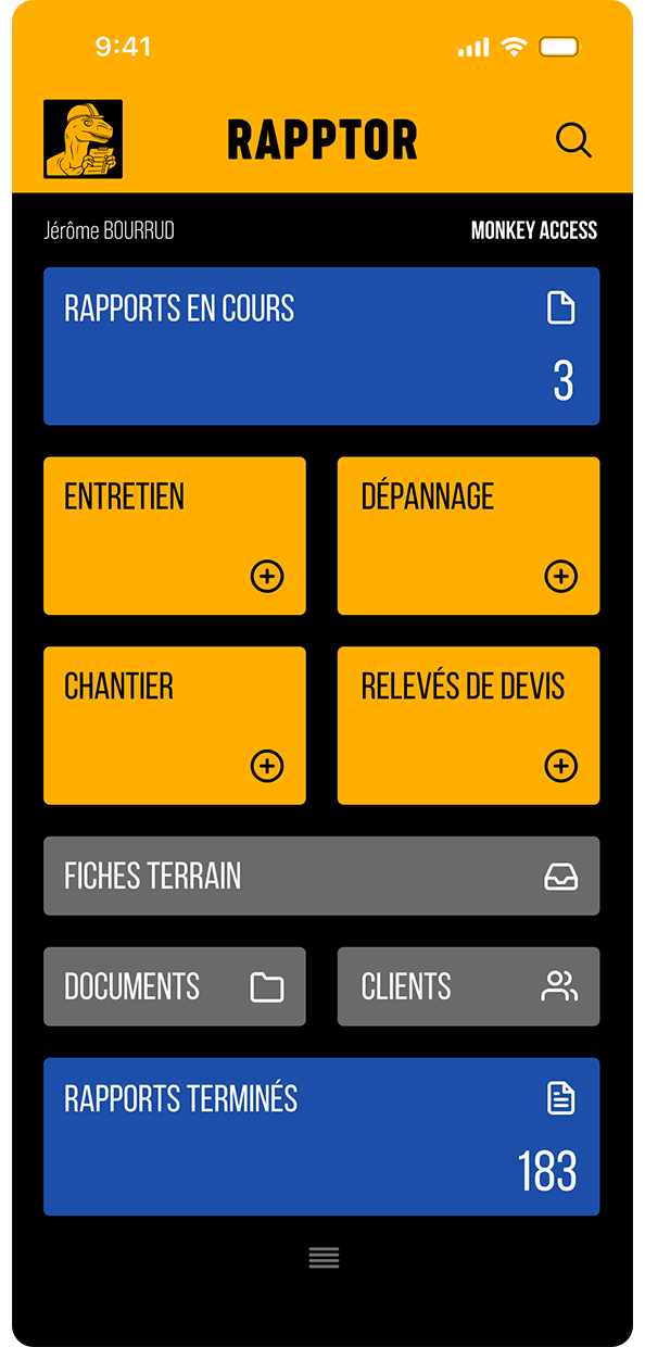 App screen
