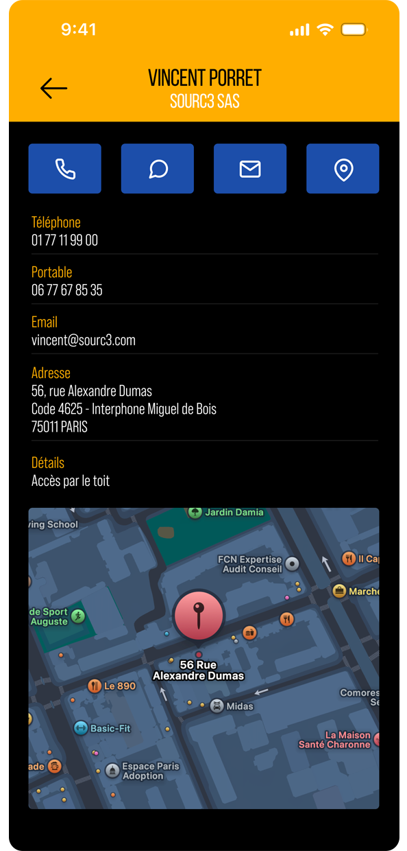 App screen
